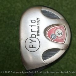 LH Wilson Staff Fybrid 15* s 3 Fairway Wood Proforce V2 Stiff R137139 Used