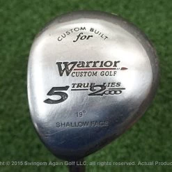 LH Warrior True Lies 2000 19 Degree 5 Fairway Wood Uniflex J138202-A Used Golf