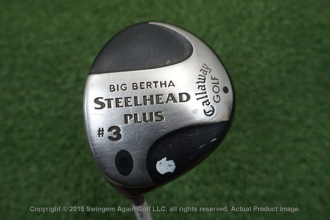 LH Callaway Big Bertha Steelhead Plus 3 Fairway Wood Regular R138954 Used Golf