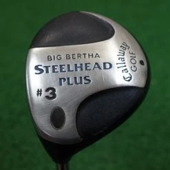 Callaway Steelhead Plus 3 Fairway Wood Senior Flex Rifle Steel 0630668 LH