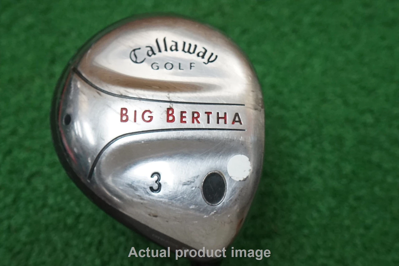 CALLAWAY BIG BERTHA 2004 3 FAIRWAY WOOD UNIFLEX FLEX STEEL 662838