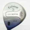 CALLAWAY S2H2 DEGREE 3 Fairway WOOD STIFF FLEX GRAPHITE 0710108 LEFTY LH