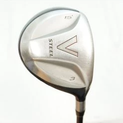 Taylormade V Steel 15 Degree 3 Fairway Wood Regular Flex M.A.S.2 Graphite 829735