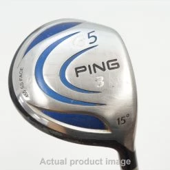 Ping G5 15° 3 Fairway Wood Stiff Flex Tfc 100F 1004055 Good