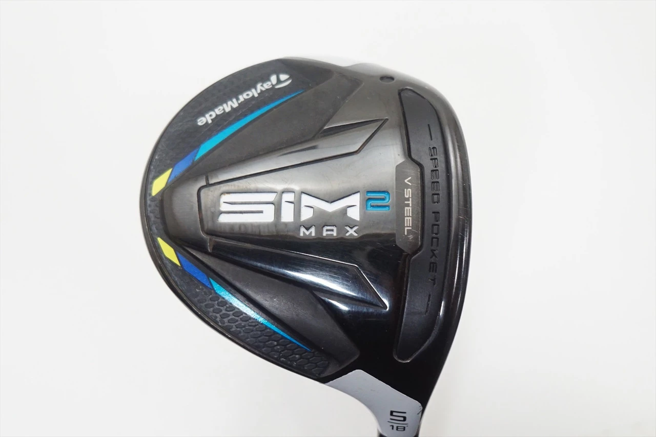 Taylormade Sim 2 Max 18° 5 Fairway Wood Stiff Flex Fujikura Pro 2.0 1017990 Good