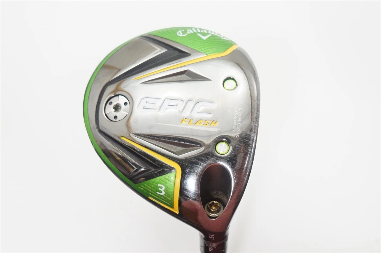 Callaway Epic Flash 15° 3 Fairway Wood Stiff Flex Tensei 1018078 Good