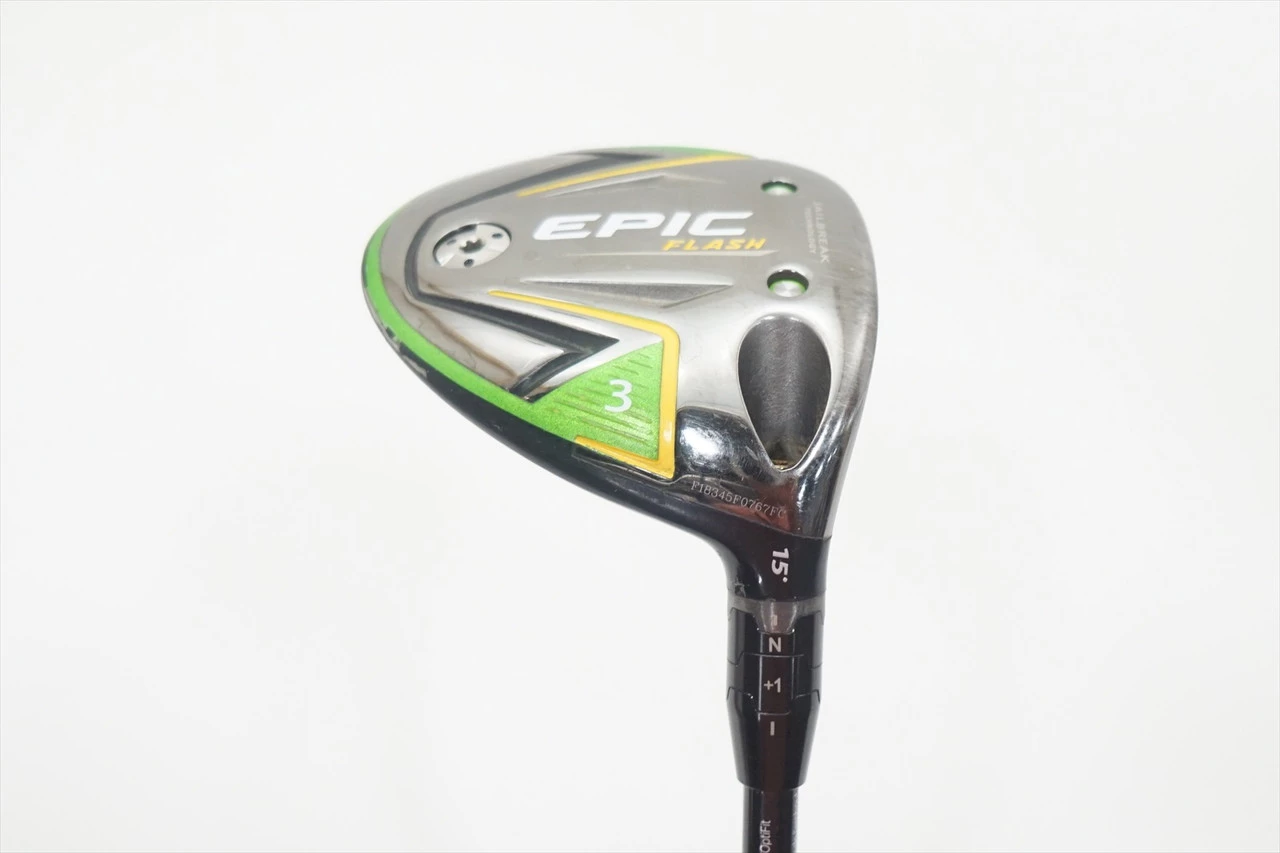 Callaway Epic Flash 15° 3 Fairway Wood Stiff Flex Tensei 1018078 Good - Image 2